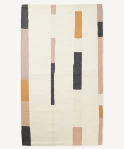 Minna Lines Wool Rug - Oat Home Goods