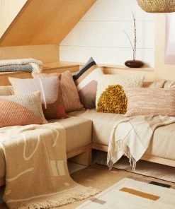 Minna Lines Wool Rug - Oat Home Goods