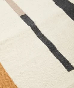 Minna Lines Wool Rug - Oat Home Goods