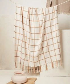 Minna Louise Throw Blanket - Oat Home Goods