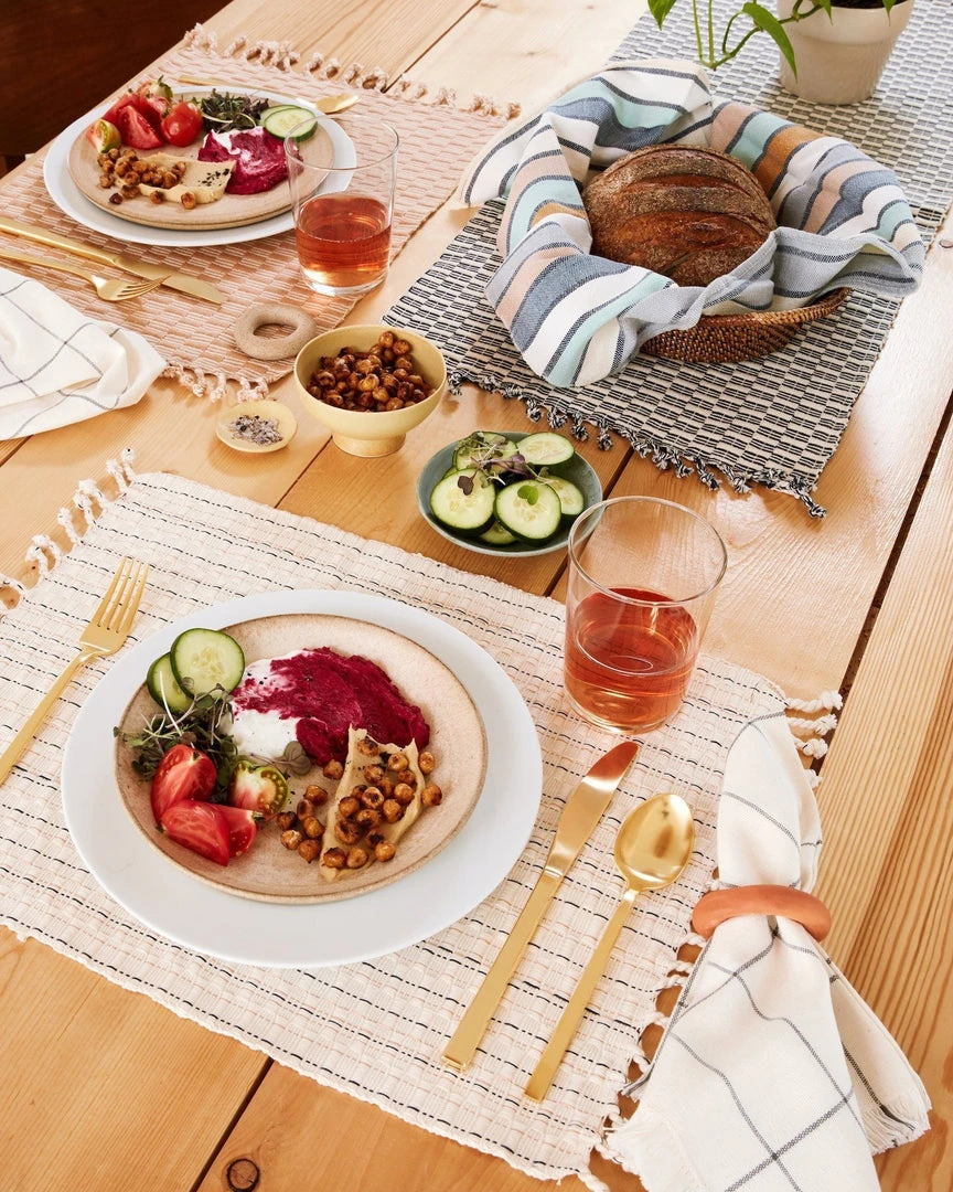 Minna Kitchen + Dining Panalito Table Runner - Indigo Minna Kitchen + Dining Panalito Table Runner - Indigo