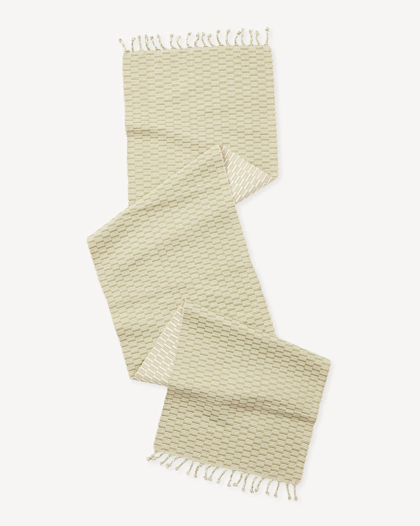 Minna Kitchen + Dining Panalito Table Runner - Sage Minna Kitchen + Dining Panalito Table Runner - Sage