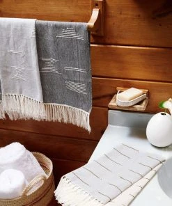 Minna Shapes Hand / Kitchen Towel - Blue Best Sellers