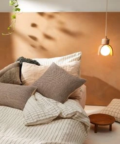 Minna Sheila Merino Lumbar Pillow - Fog Home Goods 2 Minna Sheila Merino Lumbar Pillow - Fog Home Goods