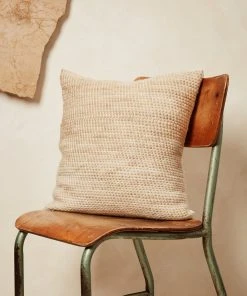 Minna Sheila Merino Throw Pillow - Wheat Home Goods