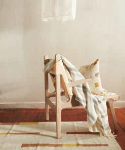 Minna Sky Stripe Throw Blanket Home Goods