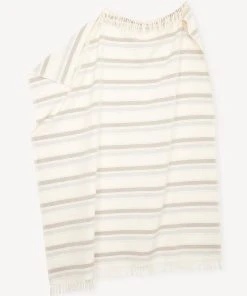 Minna Sky Stripe Throw Blanket Home Goods