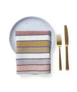 Minna Sunrise Stripe Napkin Set Kitchen + Dining 2 Minna Sunrise Stripe Napkin Set Kitchen + Dining