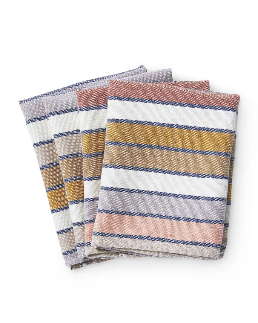 Minna Sunrise Stripe Napkin Set Kitchen + Dining Minna Sunrise Stripe Napkin Set Kitchen + Dining