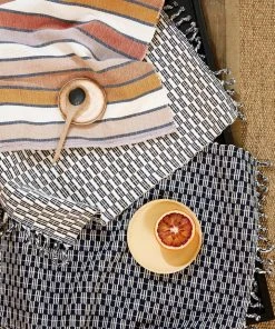 Minna Sunrise Stripe Napkin Set Kitchen + Dining 3 Minna Sunrise Stripe Napkin Set Kitchen + Dining