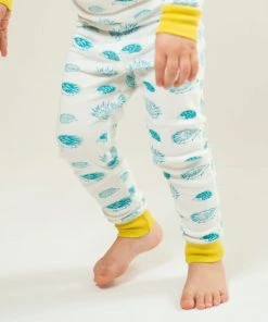 Mirasa Design Kids' Porcupine Pajama Set - Blue + Celery Kids' + Baby