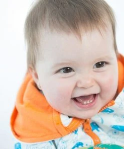 Mirasa Design Baby Elephant Hoodie - Orange