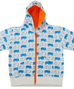 Mirasa Design Baby Elephant Hoodie - Orange
