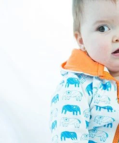 Mirasa Design Baby Elephant Hoodie - Orange