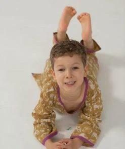 Mirasa Design Baby Elephant Tunic - Forest Yellow 3 Mirasa Design Baby Elephant Tunic - Forest Yellow