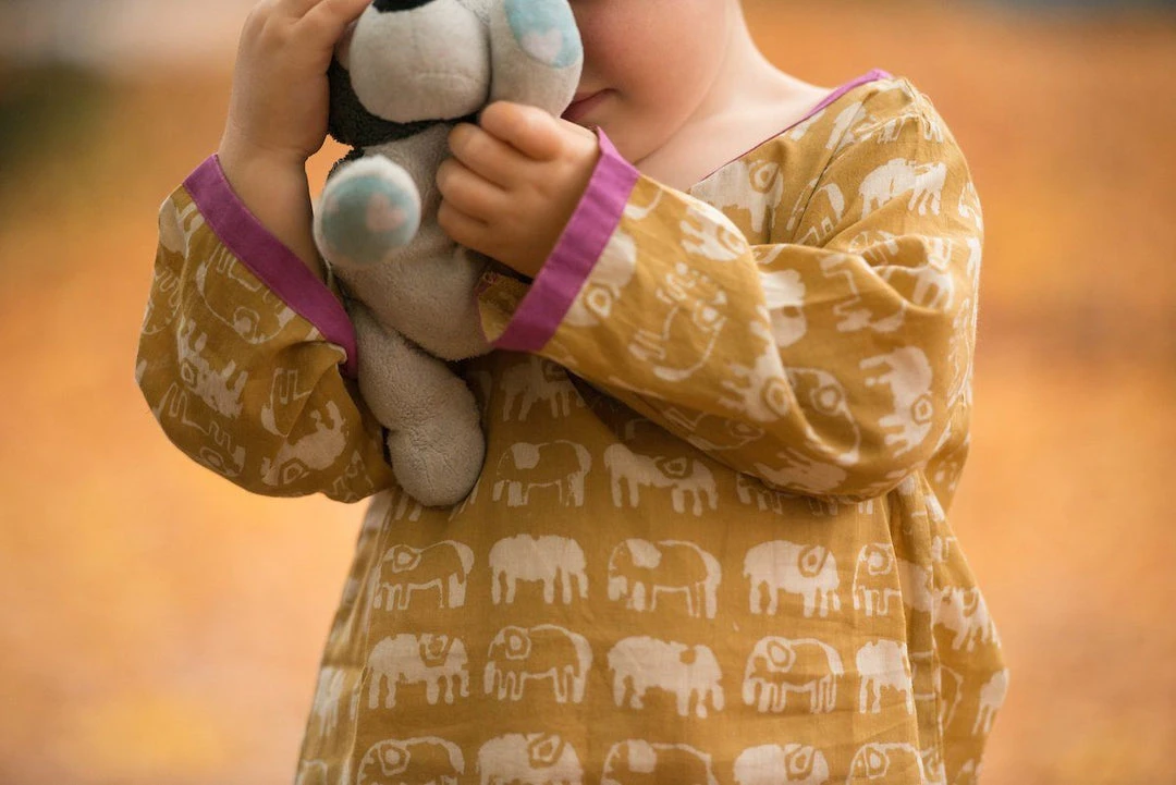 Mirasa Design Baby Elephant Tunic - Forest Yellow Mirasa Design Baby Elephant Tunic - Forest Yellow
