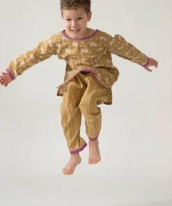 Mirasa Design Baby Elephant Tunic - Forest Yellow 4 Mirasa Design Baby Elephant Tunic - Forest Yellow