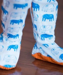 Mirasa Design Baby Footed Elephant Onesie - Orange