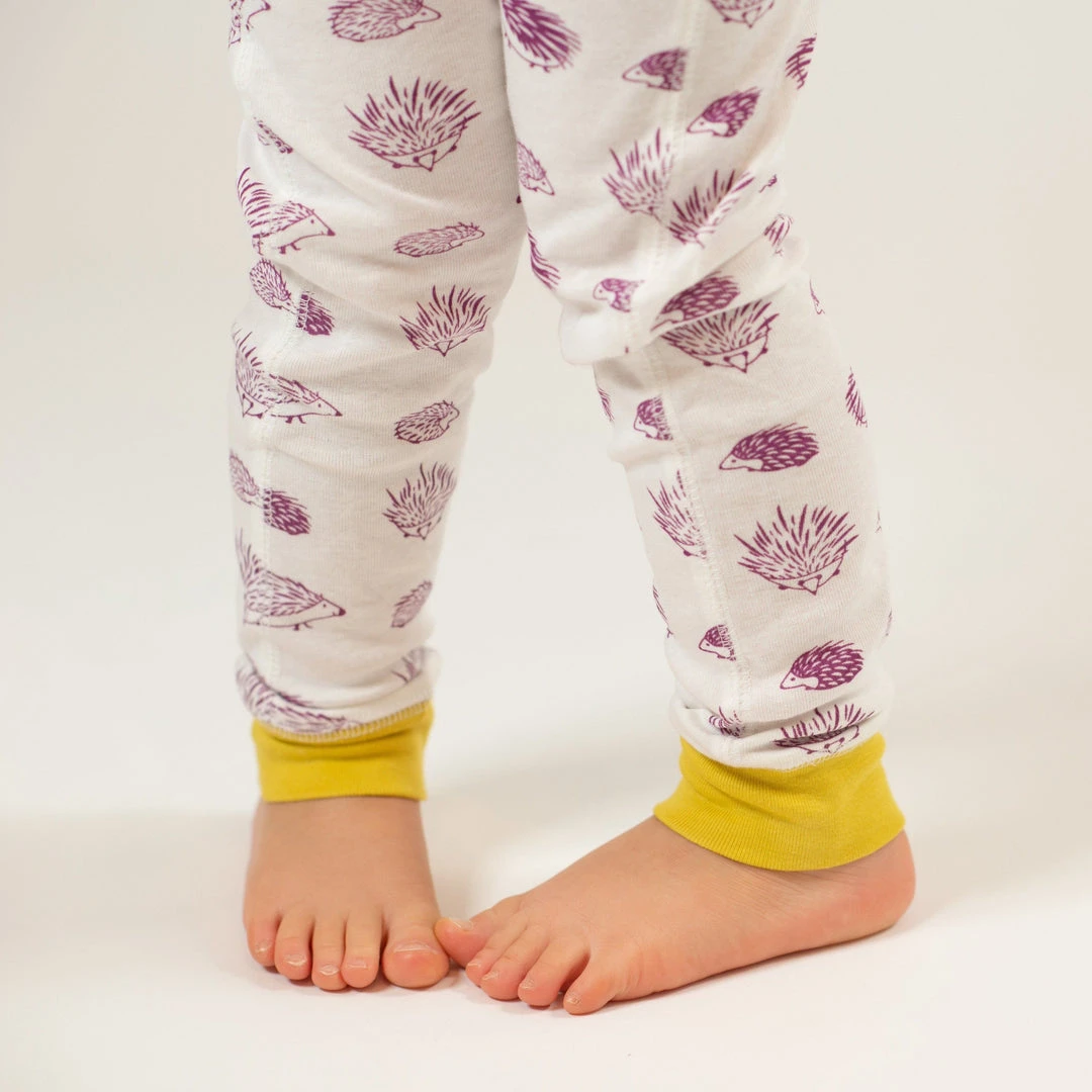 Mirasa Design Kids' Porcupine Pajama Set - Fuchsia + Celery Kids' + Baby Mirasa Design Kids' Porcupine Pajama Set - Fuchsia + Celery Kids' + Baby