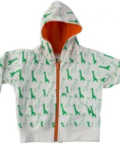 Mirasa Design Baby Giraffe Hoodie - Orange