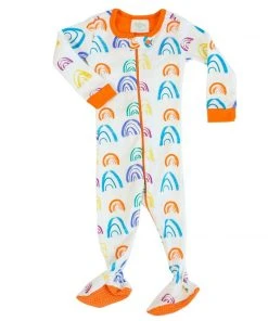 Mirasa Design Baby Footed Rainbow Onesie Kids' + Baby