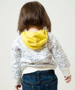 Mirasa Design Baby Hippo + Rhino Hoodie - Celery Kids' + Baby 4 Mirasa Design Baby Hippo + Rhino Hoodie - Celery Kids' + Baby