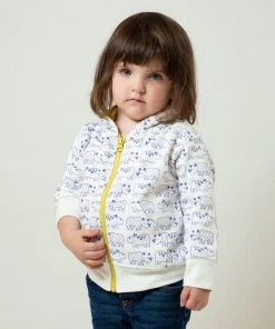 Mirasa Design Baby Hippo + Rhino Hoodie - Celery Kids' + Baby 3 Mirasa Design Baby Hippo + Rhino Hoodie - Celery Kids' + Baby