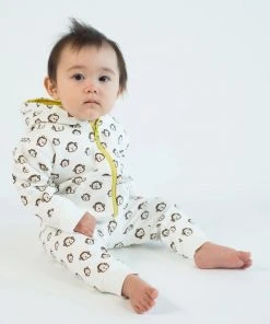 Mirasa Design Baby Monkey Hoodie - Celery Kids' + Baby