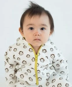 Mirasa Design Baby Monkey Hoodie - Celery Kids' + Baby
