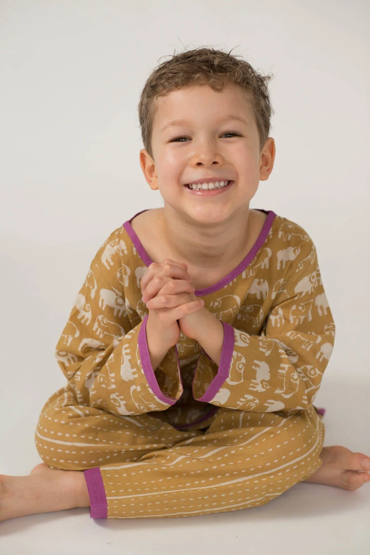 Mirasa Design Baby Stripe Pants - Forest Yellow Kids' + Baby Mirasa Design Baby Stripe Pants - Forest Yellow Kids' + Baby