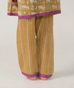 Mirasa Design Baby Stripe Pants - Forest Yellow Kids' + Baby