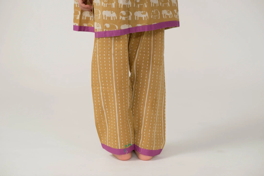 Mirasa Design Baby Stripe Pants - Forest Yellow Kids' + Baby Mirasa Design Baby Stripe Pants - Forest Yellow Kids' + Baby