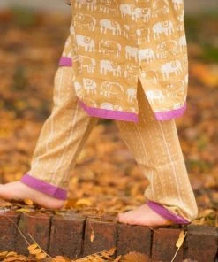 Mirasa Design Baby Stripe Pants - Forest Yellow Kids' + Baby 3 Mirasa Design Baby Stripe Pants - Forest Yellow Kids' + Baby