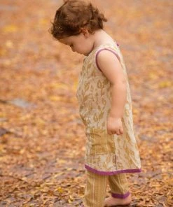 Mirasa Design Baby Vine Dress - Forest Yellow Kids' + Baby