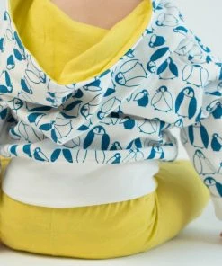 Mirasa Design Baby Penguin Hoodie - Celery