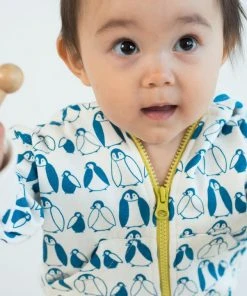 Mirasa Design Baby Penguin Hoodie - Celery