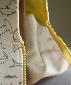 Mirasa Design Kids' + Baby Baby Shark Hoodie - Celery