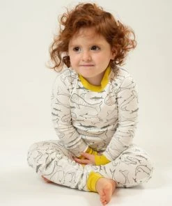 Mirasa Design Kids' + Baby Kids' Shark Pajama Set - Celery