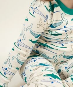 Mirasa Design Kids' Whale Pajama Set - Jade Kids' + Baby
