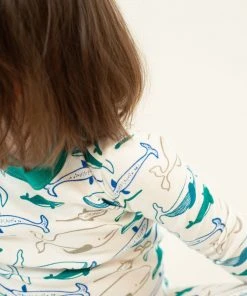 Mirasa Design Kids' Whale Pajama Set - Jade Kids' + Baby