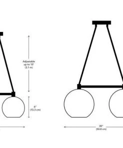 Dounia Home Mishal Chandelier - Copper Lighting 2 Dounia Home Mishal Chandelier - Copper Lighting