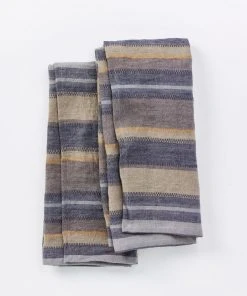 Coyuchi Mojave Linen Kitchen Towel Set - Indigo Home Goods