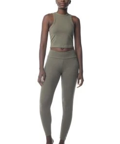 Synergy Organic Clothing Moon Phases Basic Legging - Kalamata