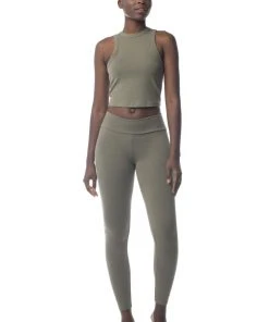 Synergy Organic Clothing Moon Phases Basic Legging - Kalamata