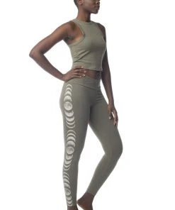 Synergy Organic Clothing Moon Phases Elevate Tank Top - Kalamata Sale