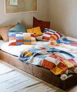 Anchal Home Goods Multi-Check Quilt