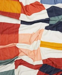 Anchal Home Goods Multi-Check Quilt