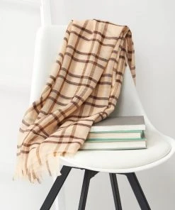 Studio Variously Musturd Merino Wool Scarf 6 Studio Variously Musturd Merino Wool Scarf