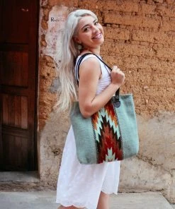 MZ Fair Trade After The Rain Wool Tote Bag