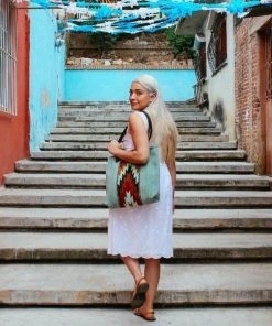 MZ Fair Trade After The Rain Wool Tote Bag